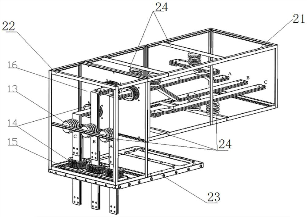 Bus bridge structure and bus bridge system