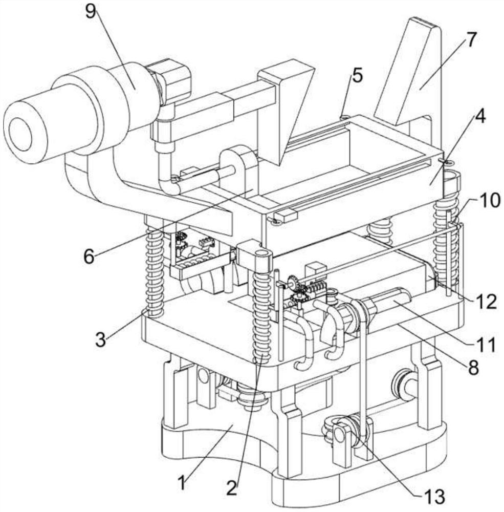 Lithium battery outer package information printing device for electronic products