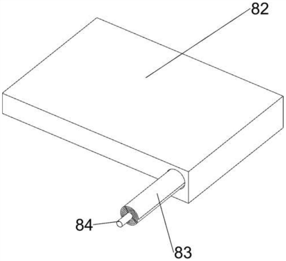 Lithium battery outer package information printing device for electronic products