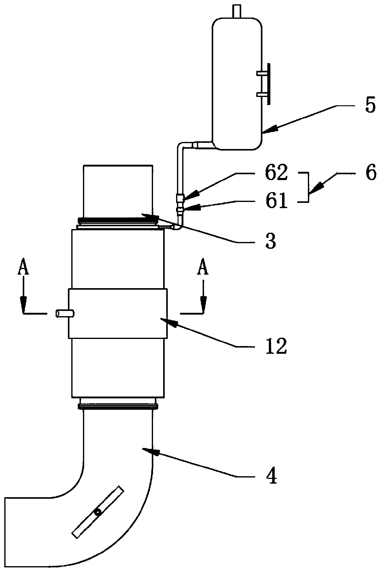 Building water supply and drainage device with expanding function