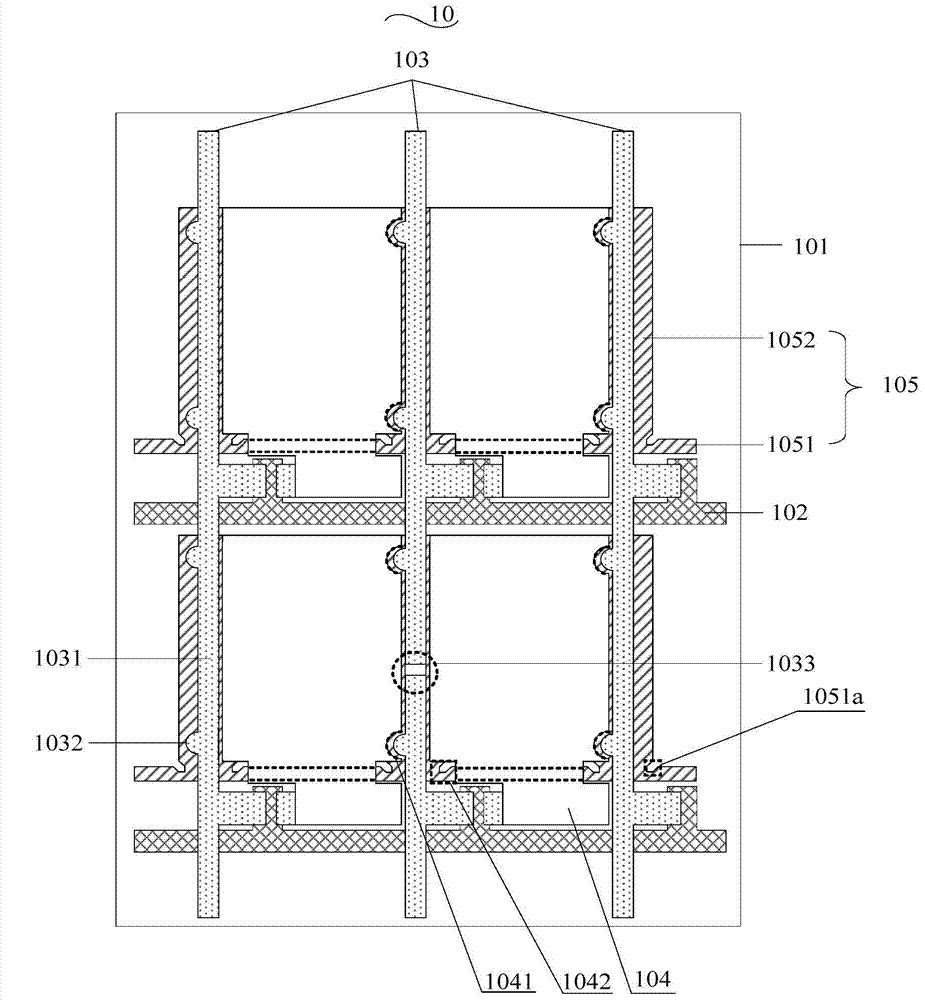 Display device and repair method thereof and array substrate