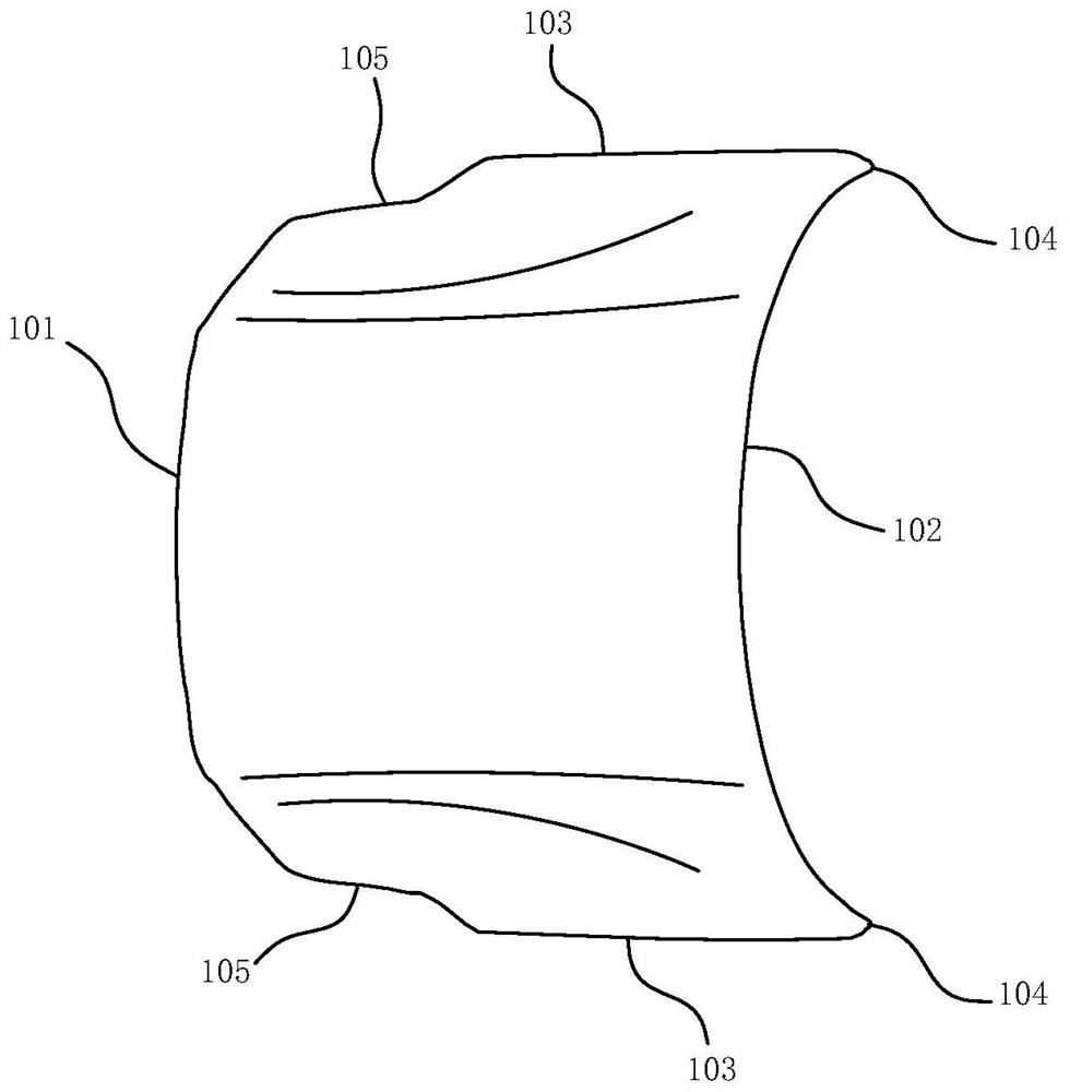 Rebound control method of engine hood outer plate, flanging die and vehicle