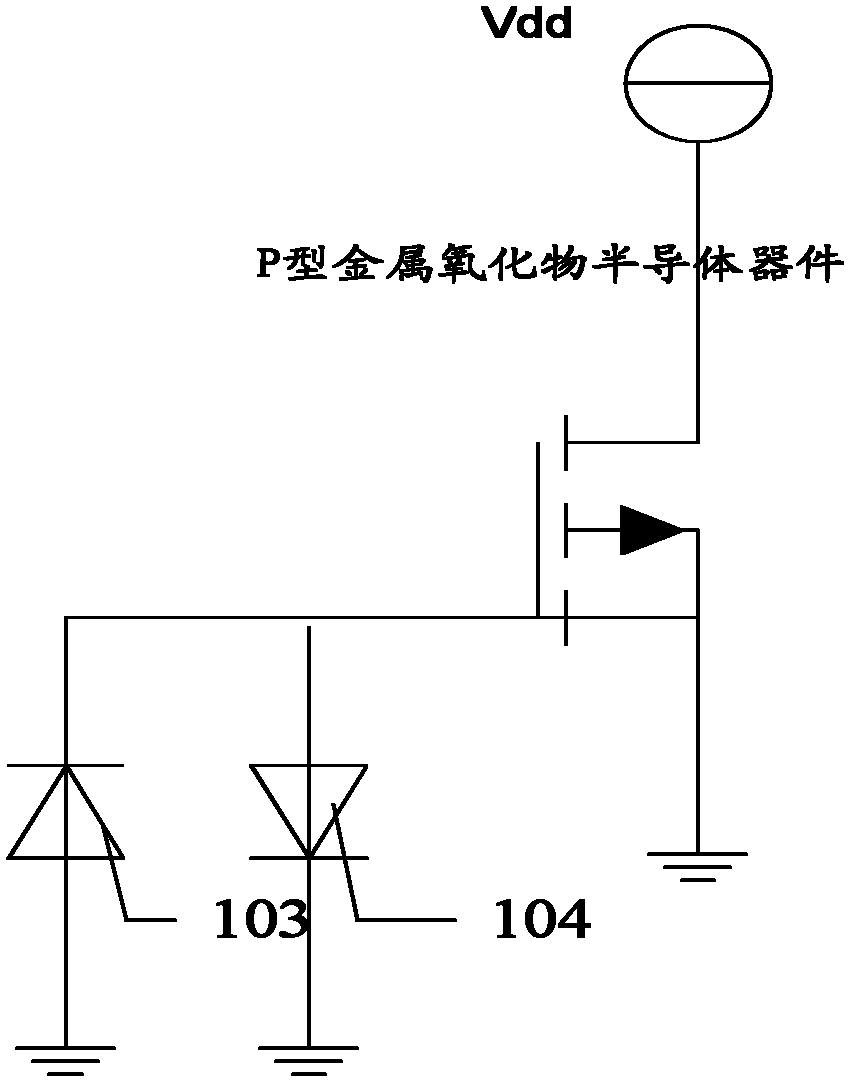 Metal oxide semiconductor electrical parameter testing device and method of manufacture