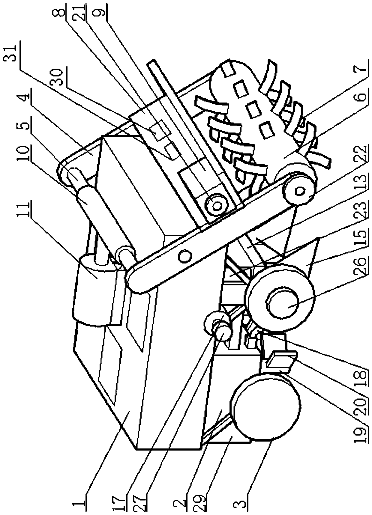 Sowing device for ecological garden greening