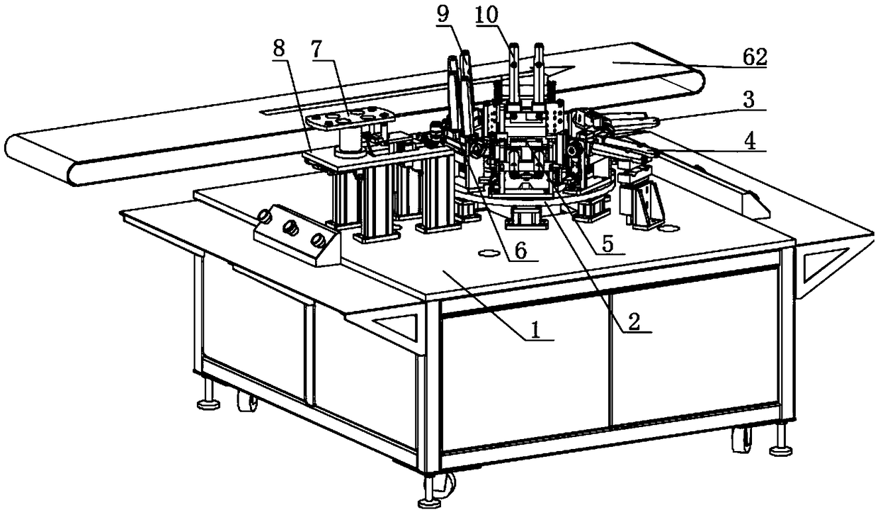 High-precision automatic assembling and detecting equipment for electric toothbrush handle shell