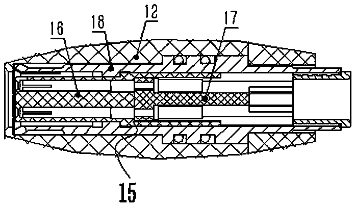 Connector and contact component thereof