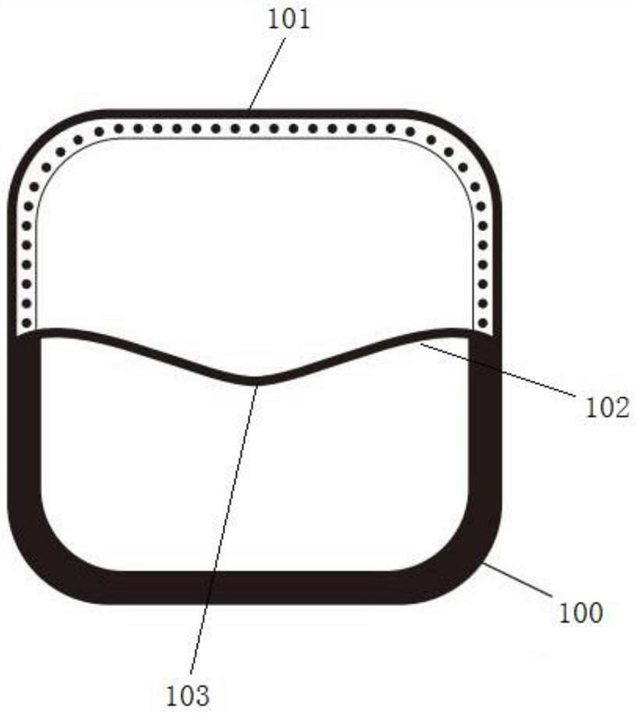 Male urethra excrement absorption pad