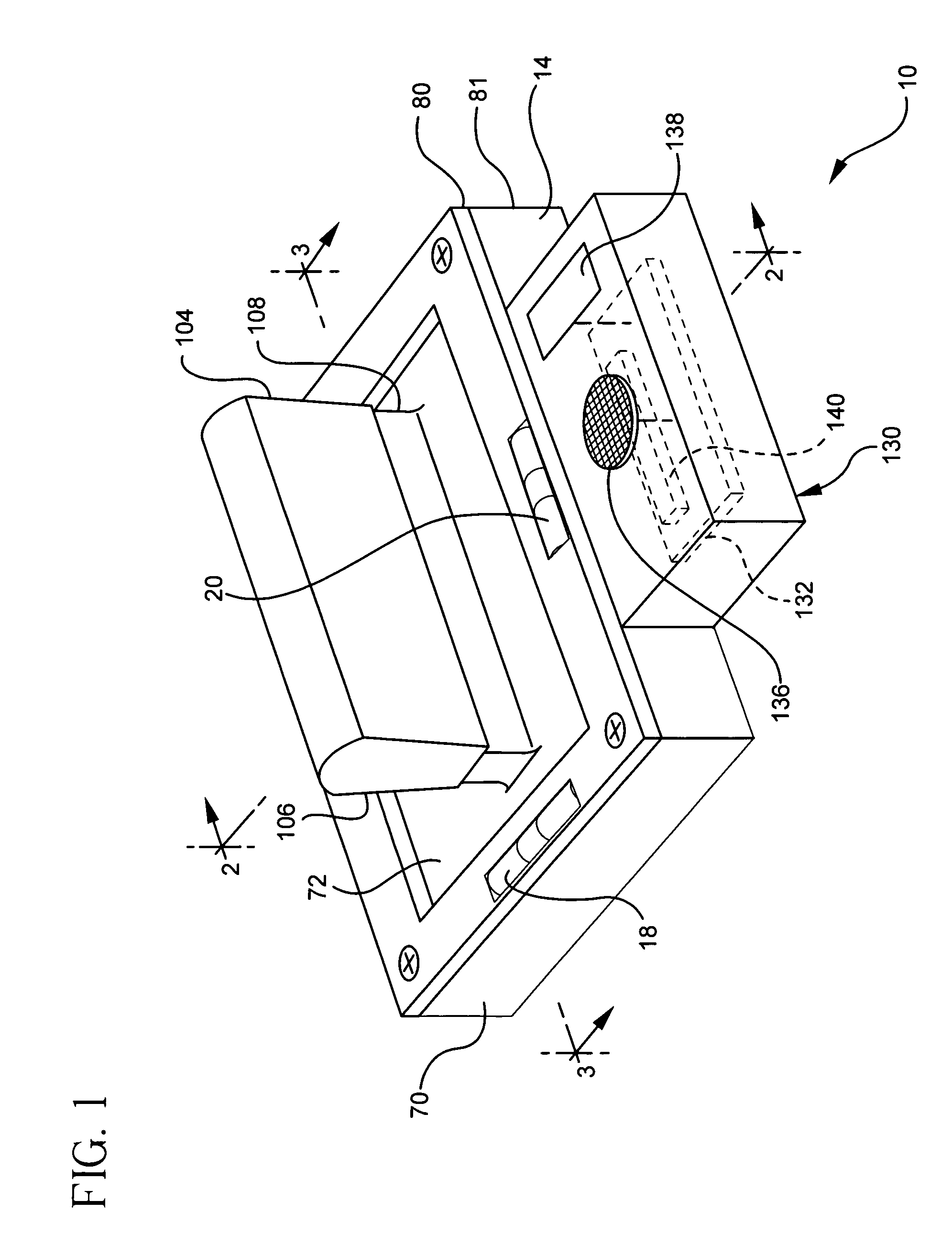 Printing device including stud finder for installing gem electrical outlet box