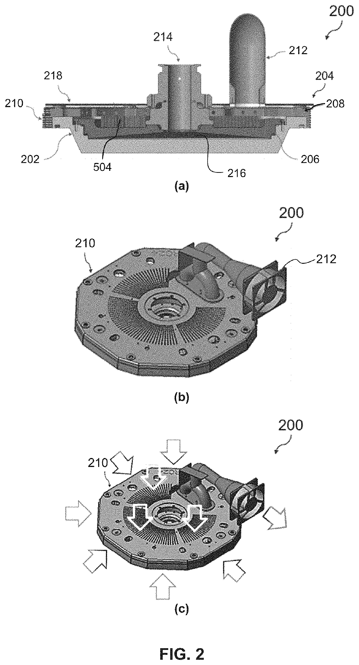 Temperature control assembly for substrate processing apparatus and method of using same