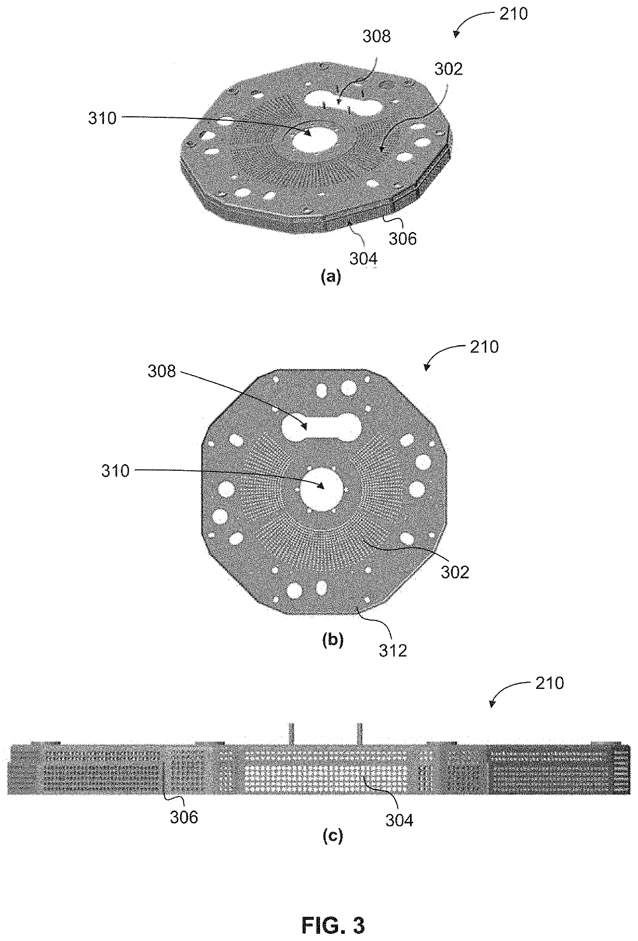 Temperature control assembly for substrate processing apparatus and method of using same