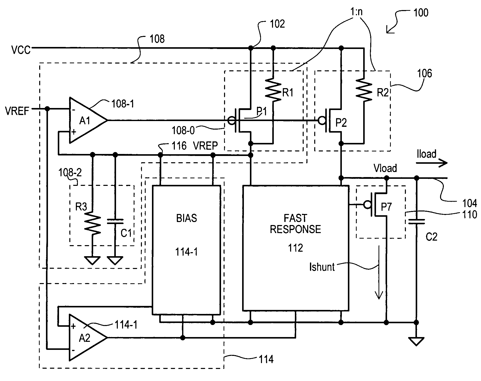 Shunt type voltage regulator