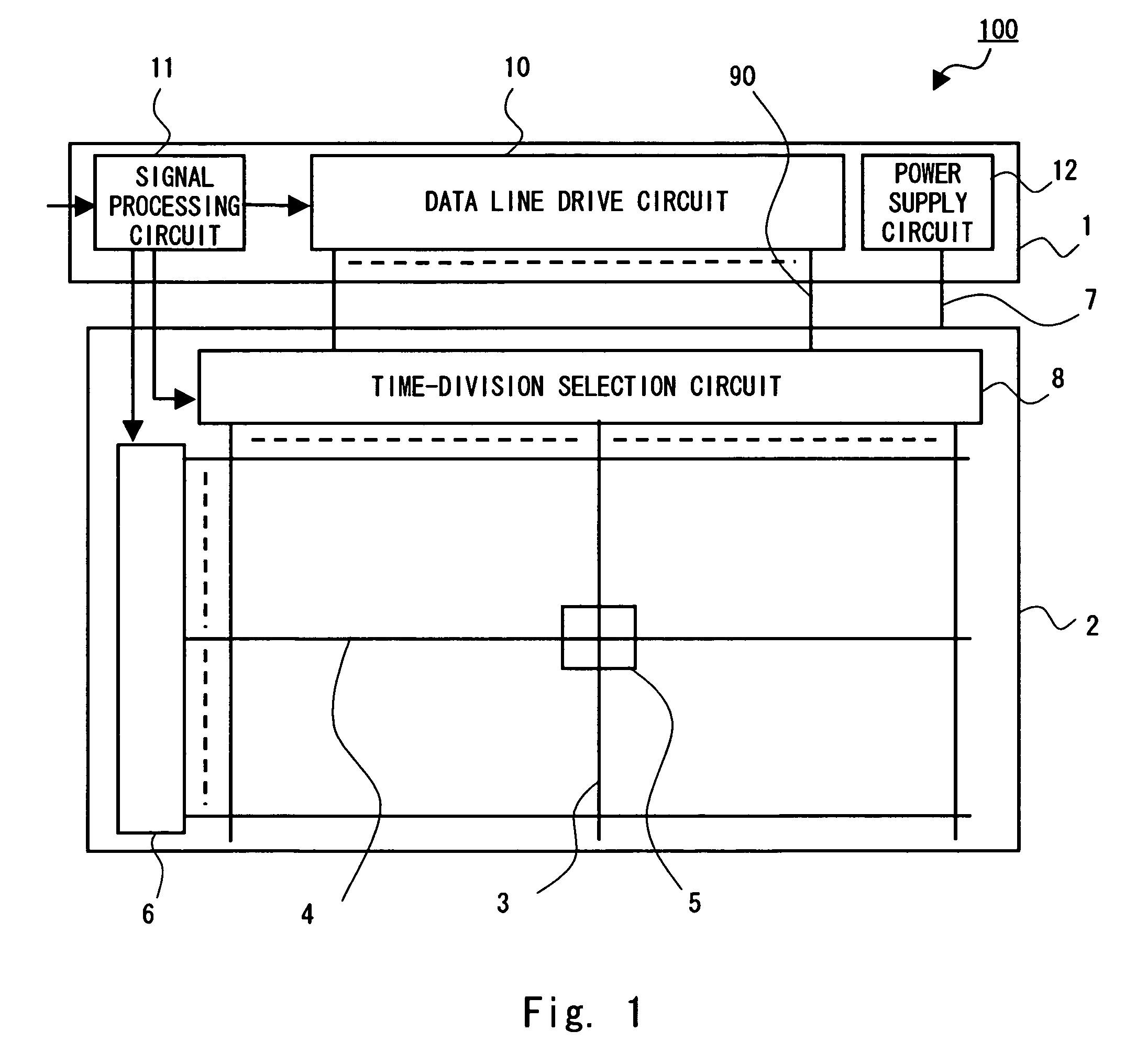 Liquid crystal display and drive circuit thereof