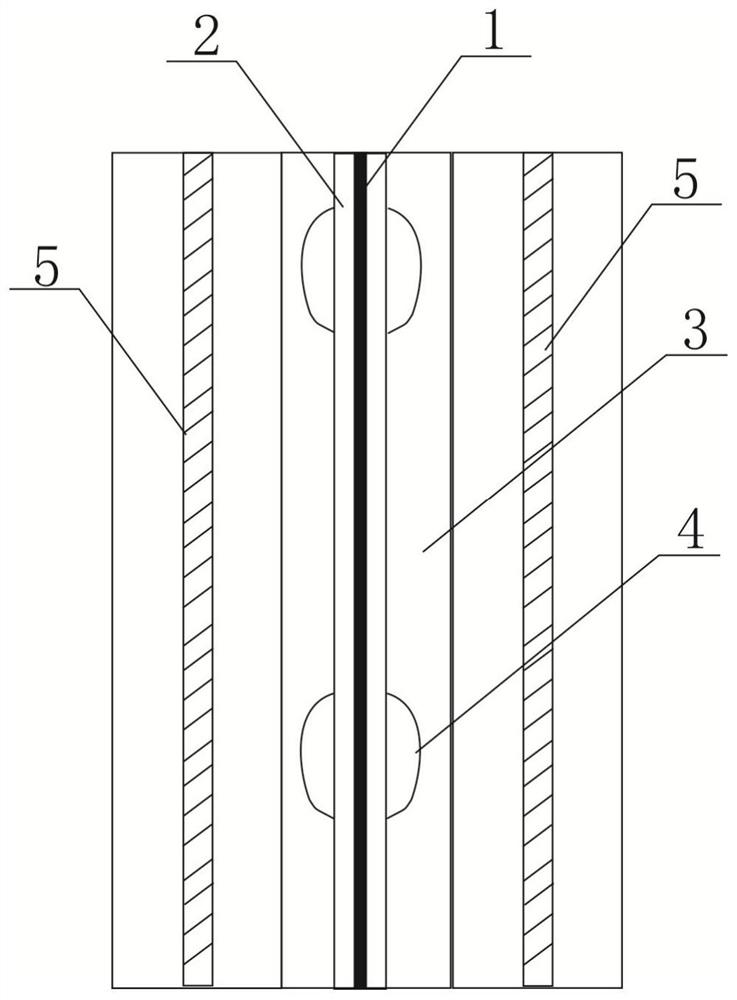 Strain pickup magnetic adsorption optical cable