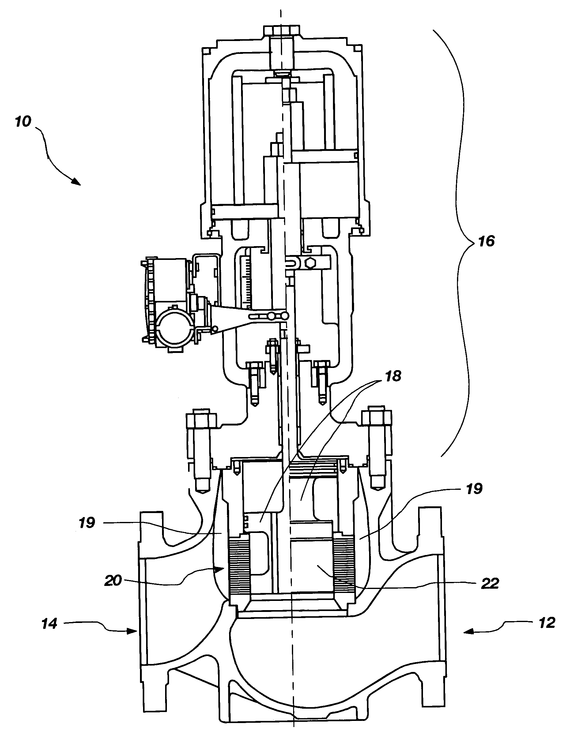 Noise reducing fluid passageways for fluid control devices