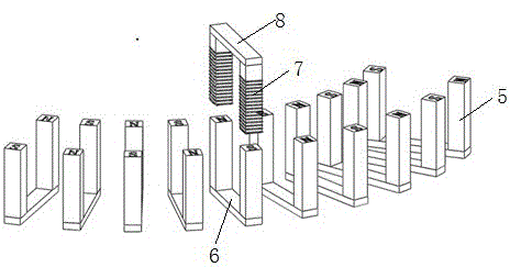 Power-generating door system based on arc motion