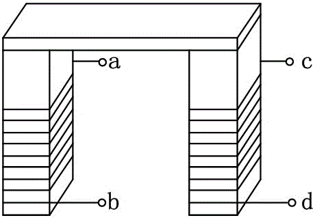 Power-generating door system based on arc motion