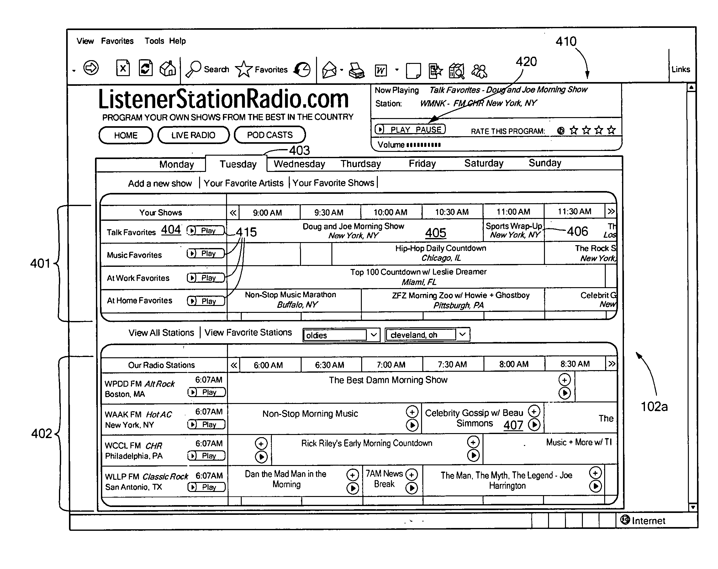 Systems and Methods for Creation and Use of a Timeline of Broadcast Streaming Media Programs