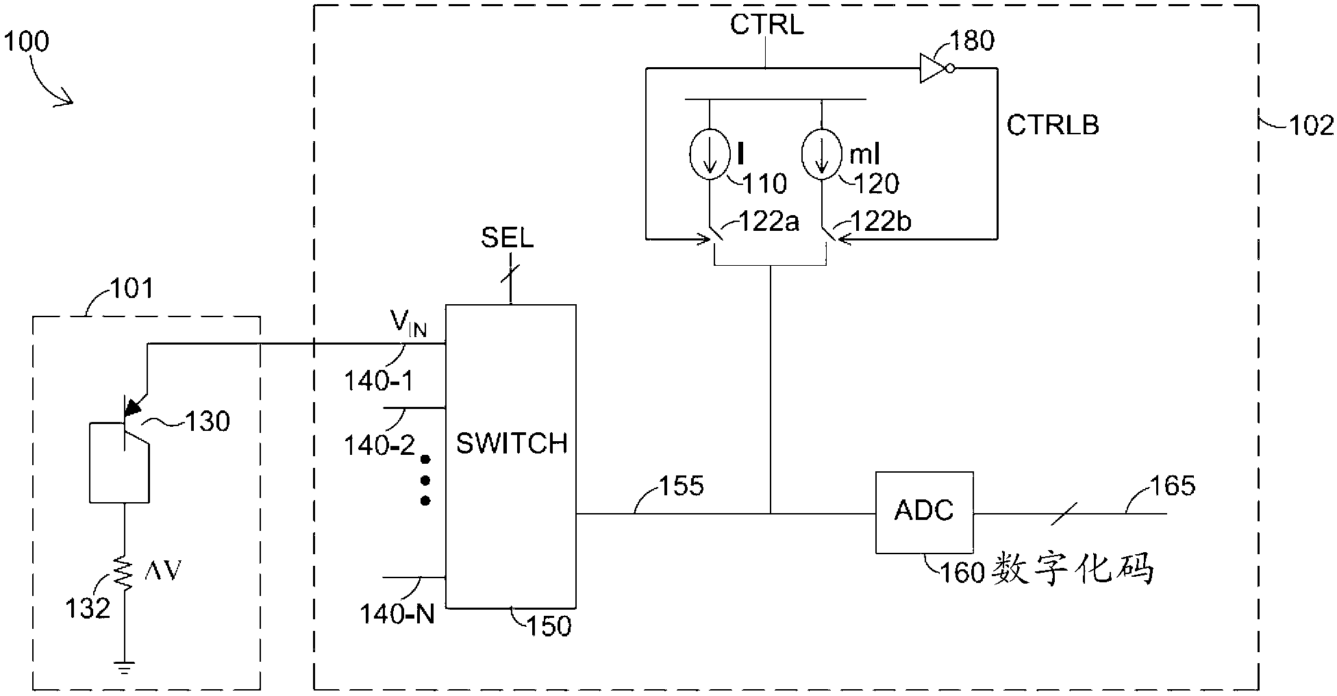 Small area high performance cell-based thermal diode