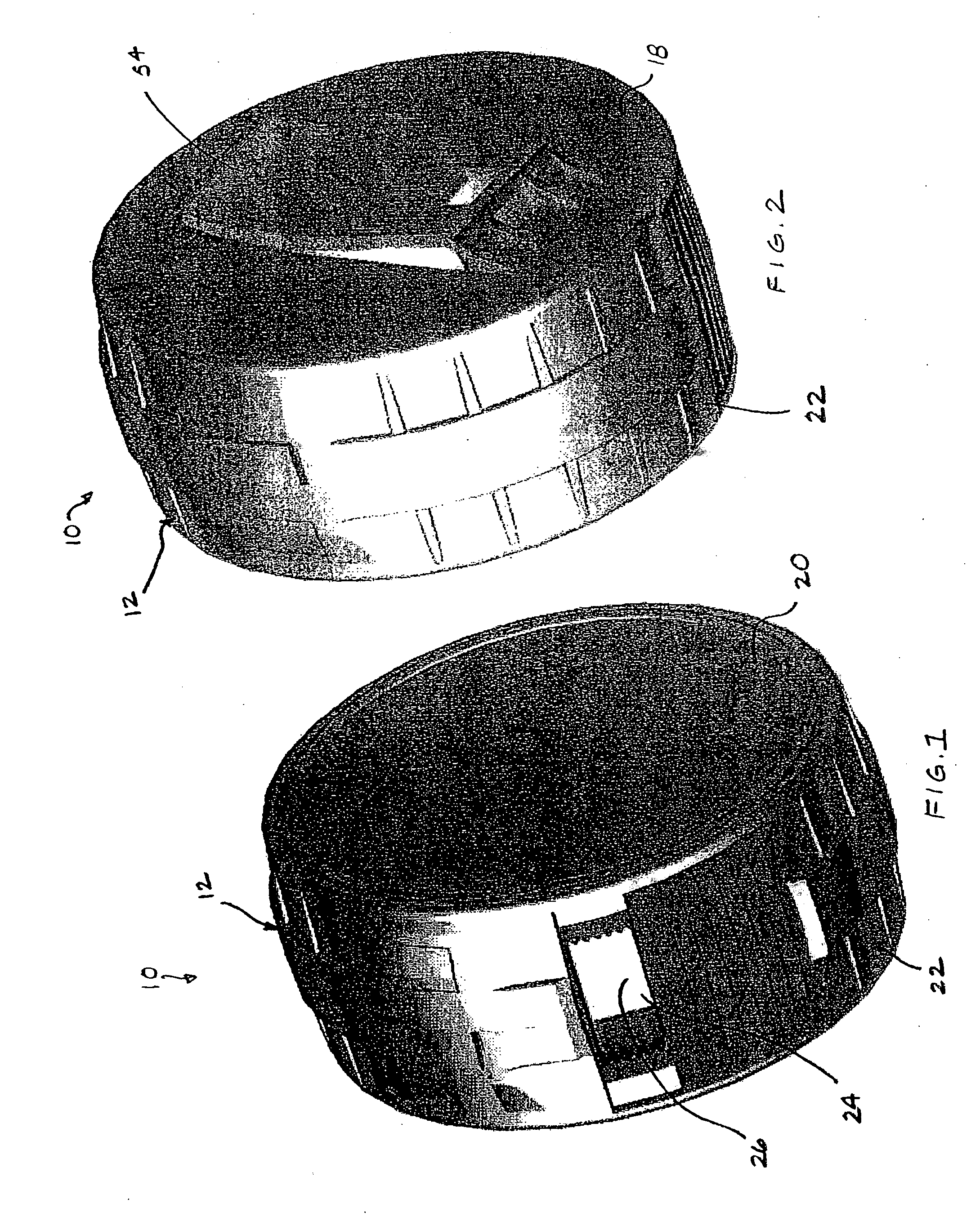 Dispenser for rolled strip material