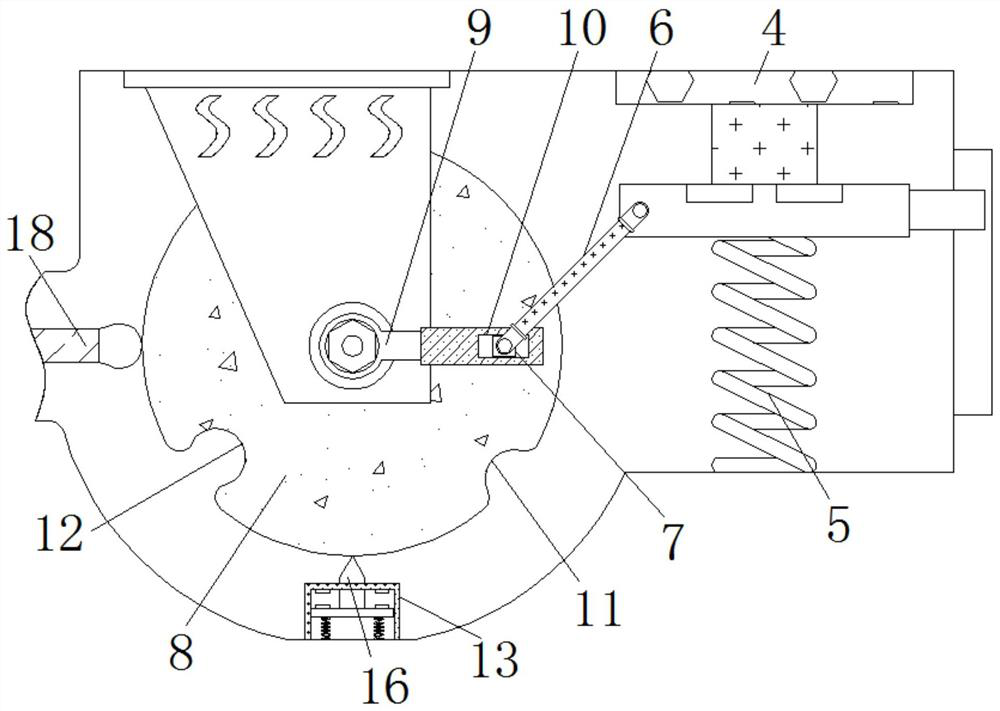 Energy-saving decorating material cutting device capable of effectively avoiding loss of electric energy without reasons