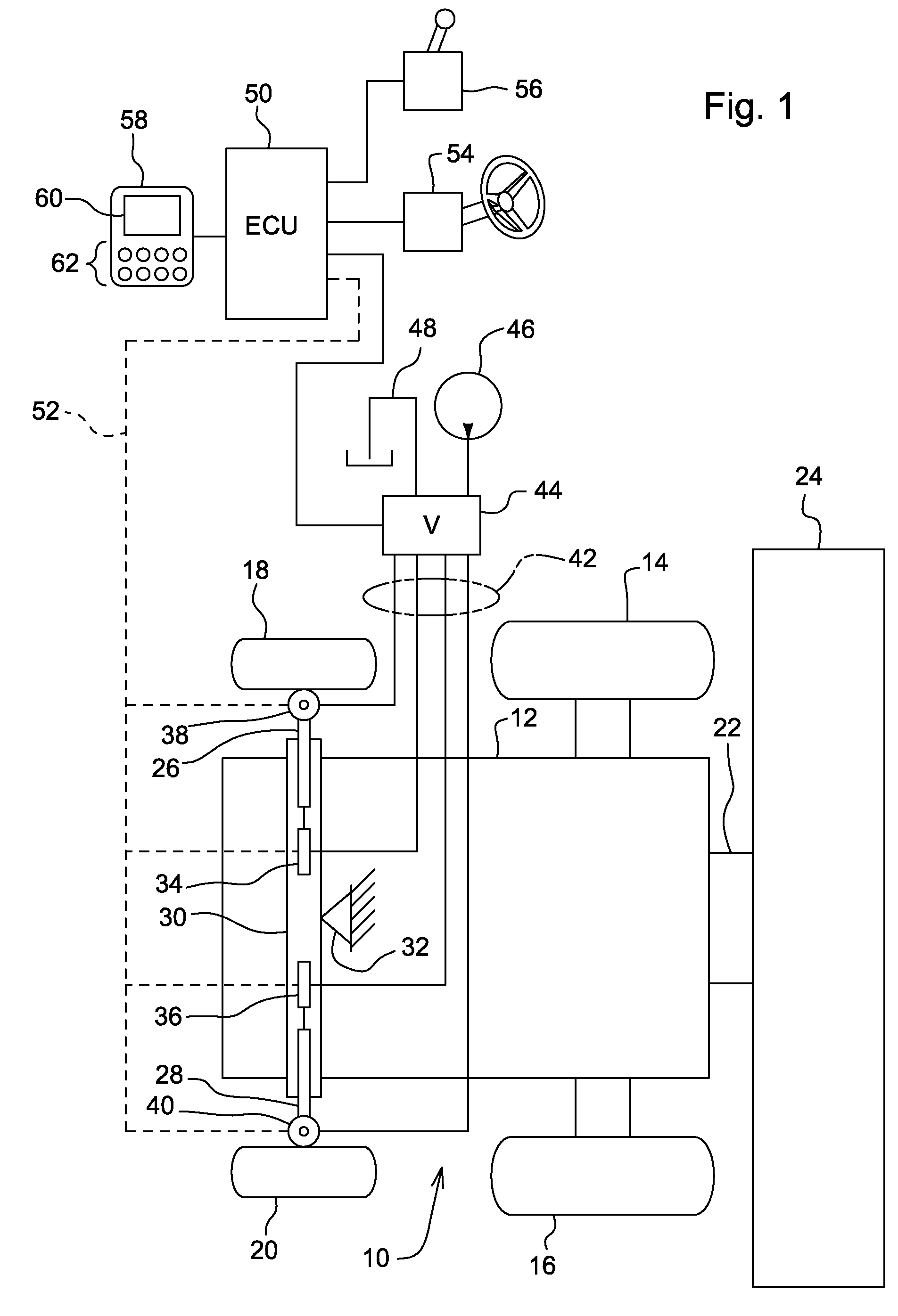 Agricultural harvester rear axle arrangement for narrow transport