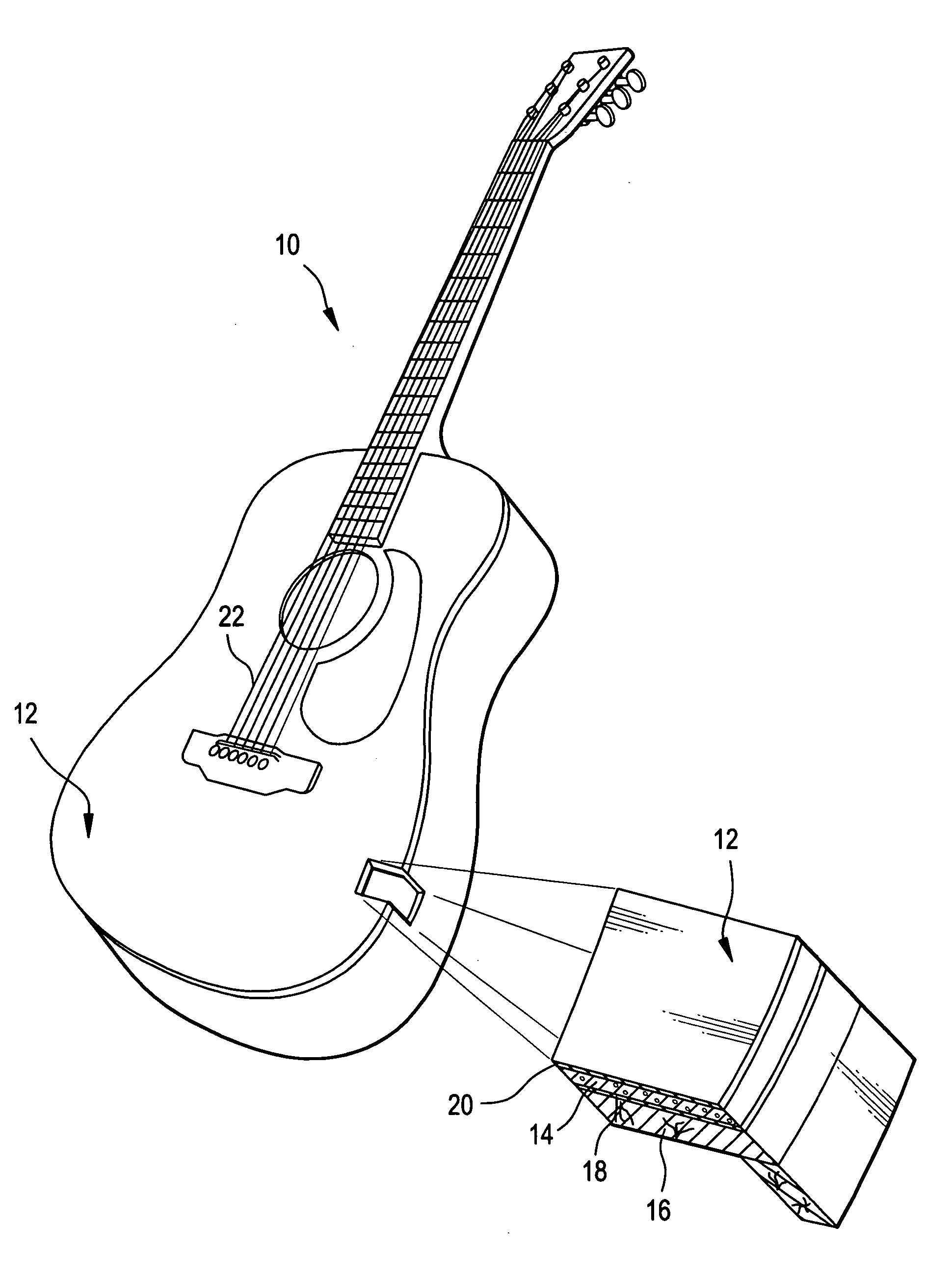 Musical instrument soundboard