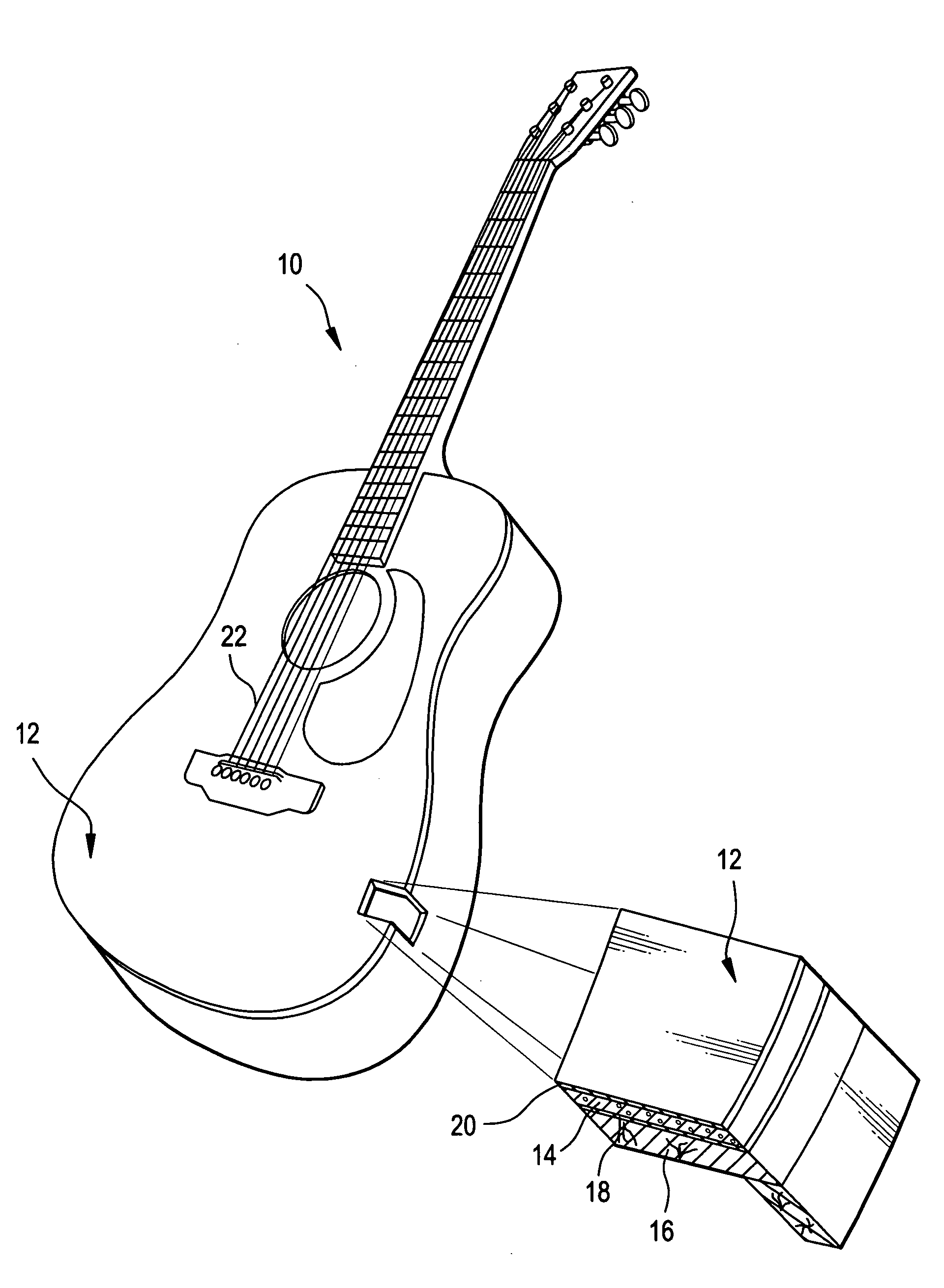 Musical instrument soundboard