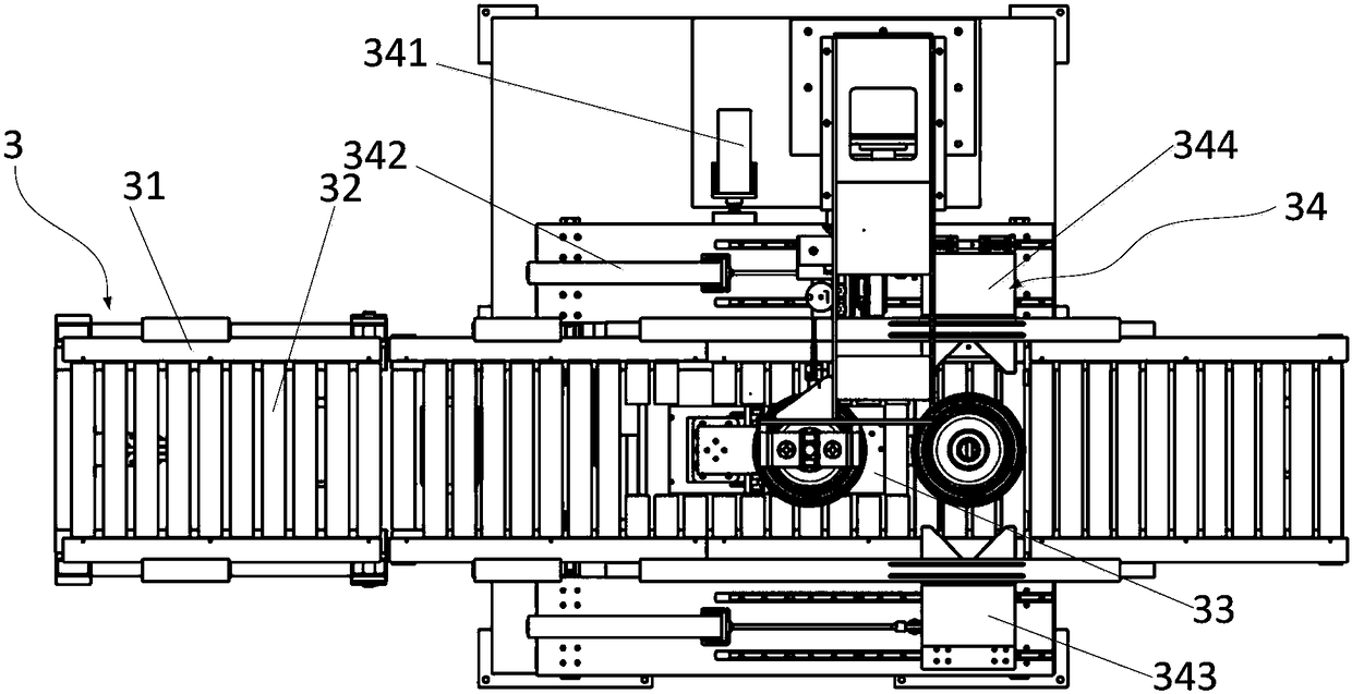 Rim end diameter runout detection device and rim end diameter runout detection equipment