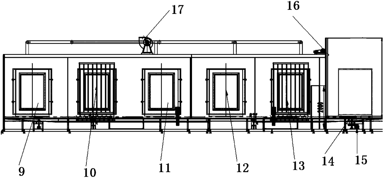 A method for mass cleaning and drying carbon fiber composite parts