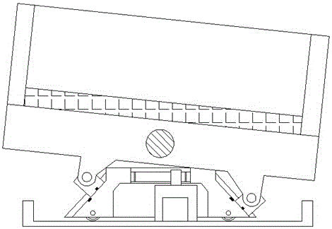 Energy-saving material vibrating device