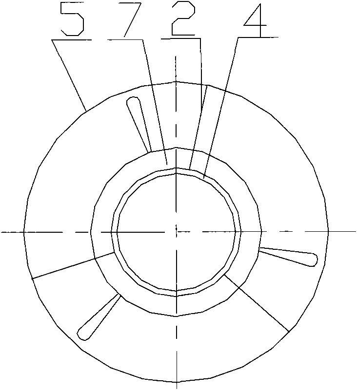 Three- impeller axial flow fan of subway traction motor brake cooling system