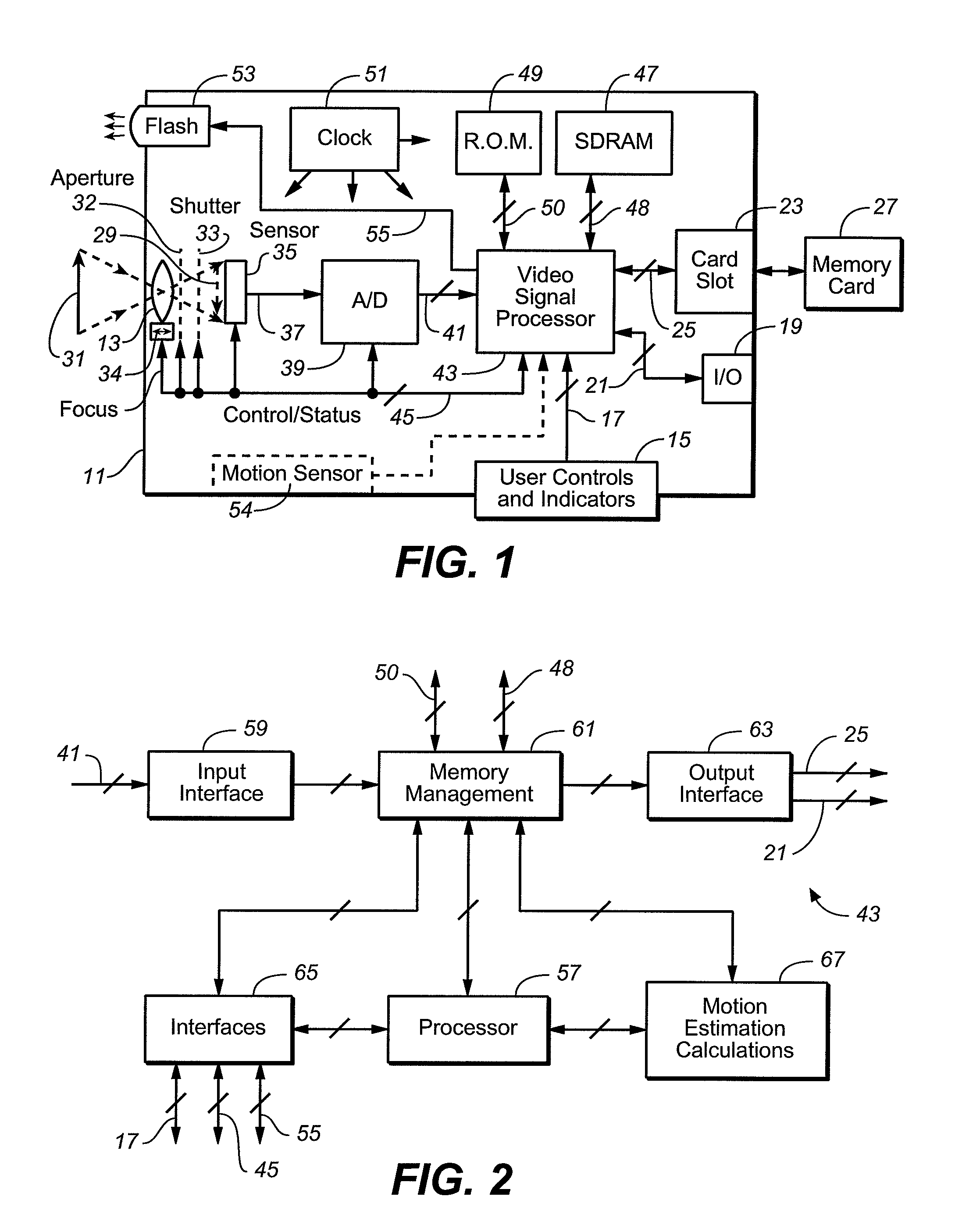 Control of artificial lighting of a scene to reduce effects of motion in the scene on an image being acquired