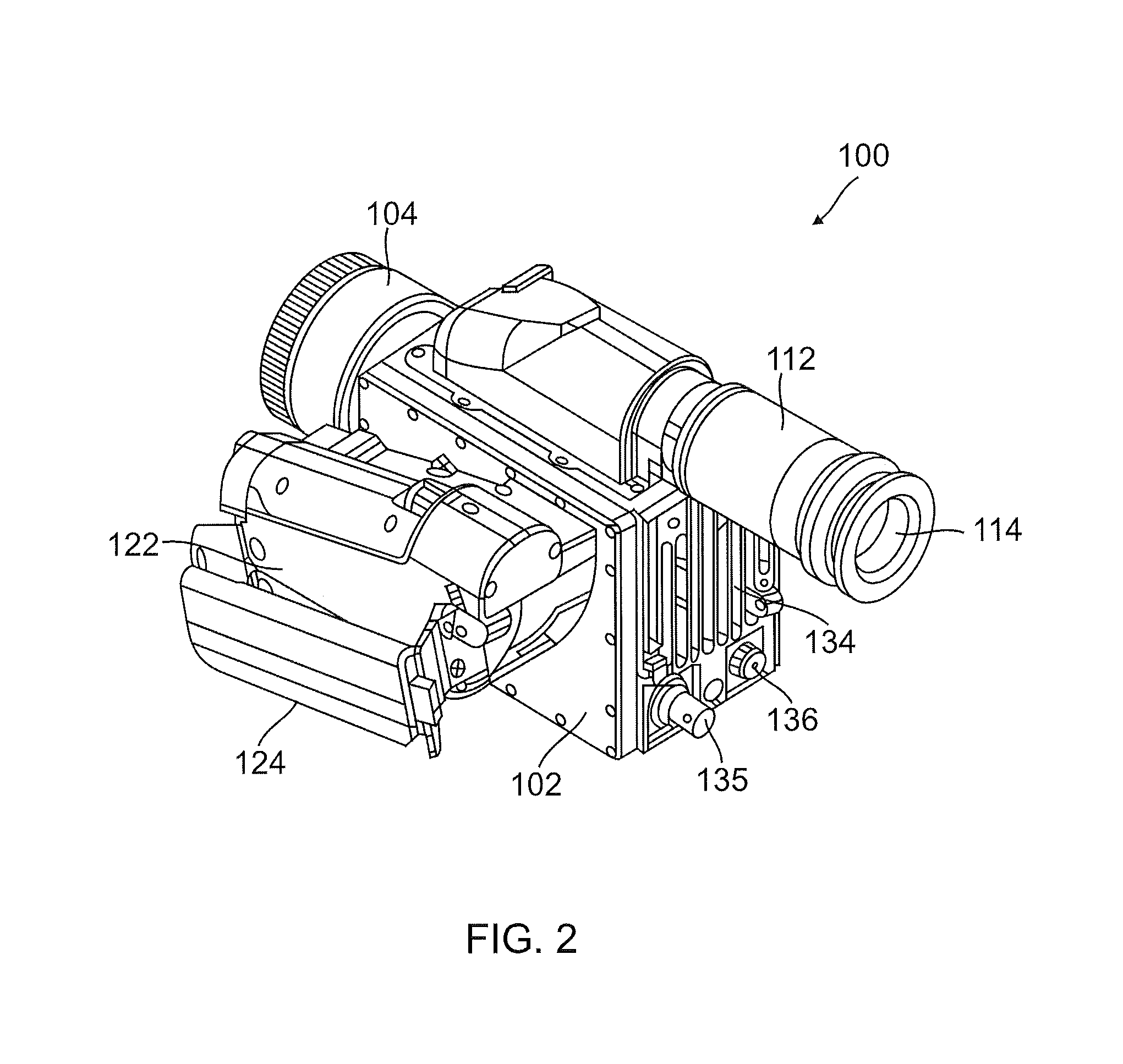 Thermography camera tuned to detect absorption of infrared radiation in a selected spectral bandwidth