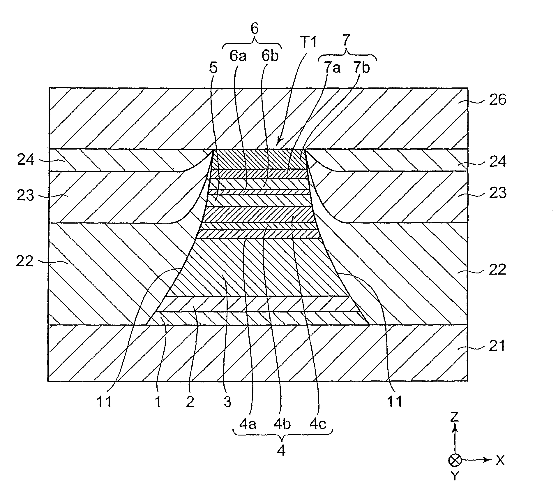 Tunneling magnetic sensing element and method for manufacturing the same