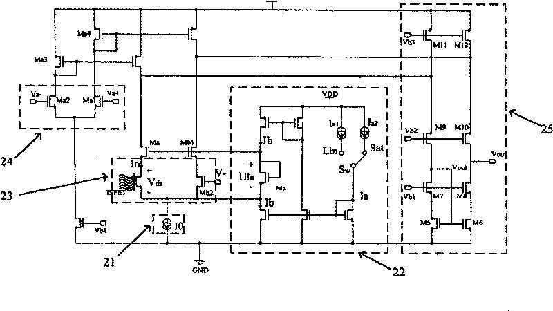 High-precision amplifying circuit especially for ion sensitive field effect sensor