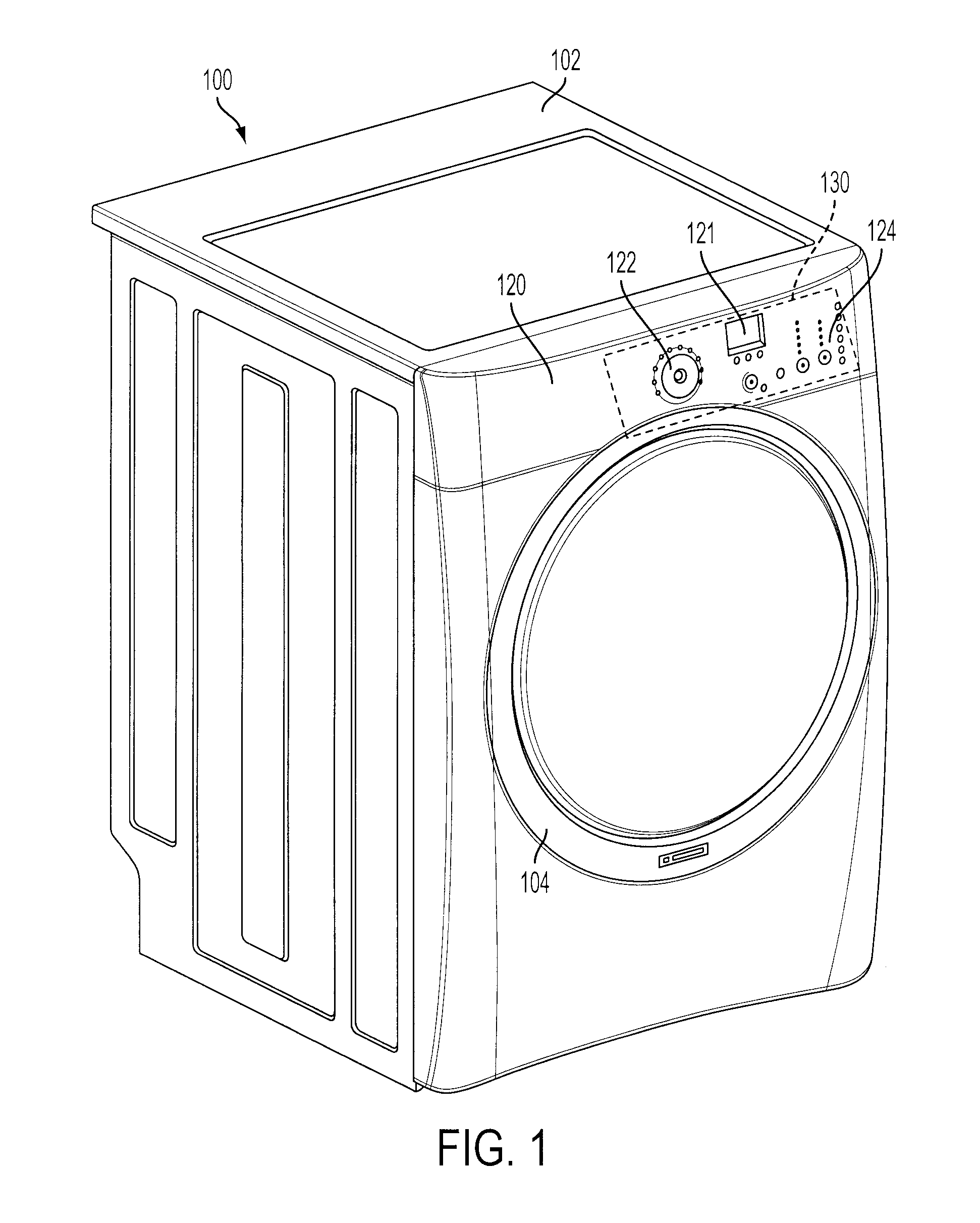 Laundry dryer providing moisture application during tumbling and reduced airflow