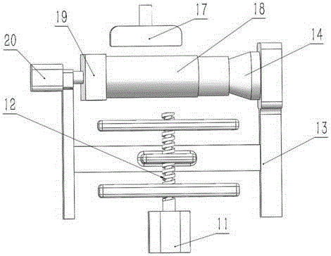 Full-automatic fast and efficient rotating curved surface digital ink-jet printing machine