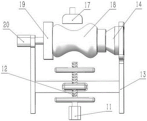 Full-automatic fast and efficient rotating curved surface digital ink-jet printing machine