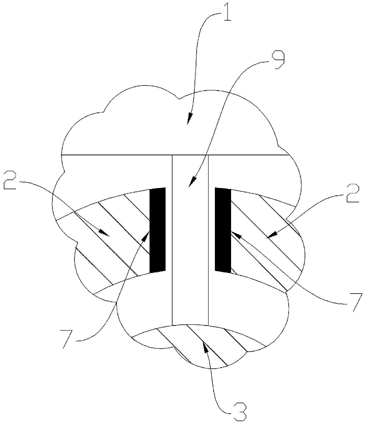 Electromagnetic catapult with tilting function and based on wireless power transmission