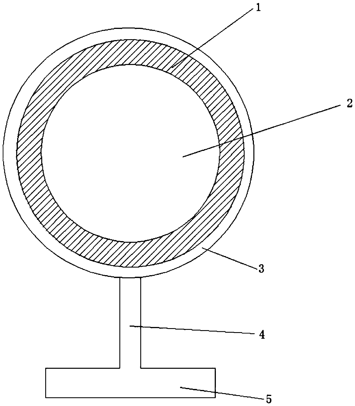 Solar energy-based cosmetic mirror with lamp