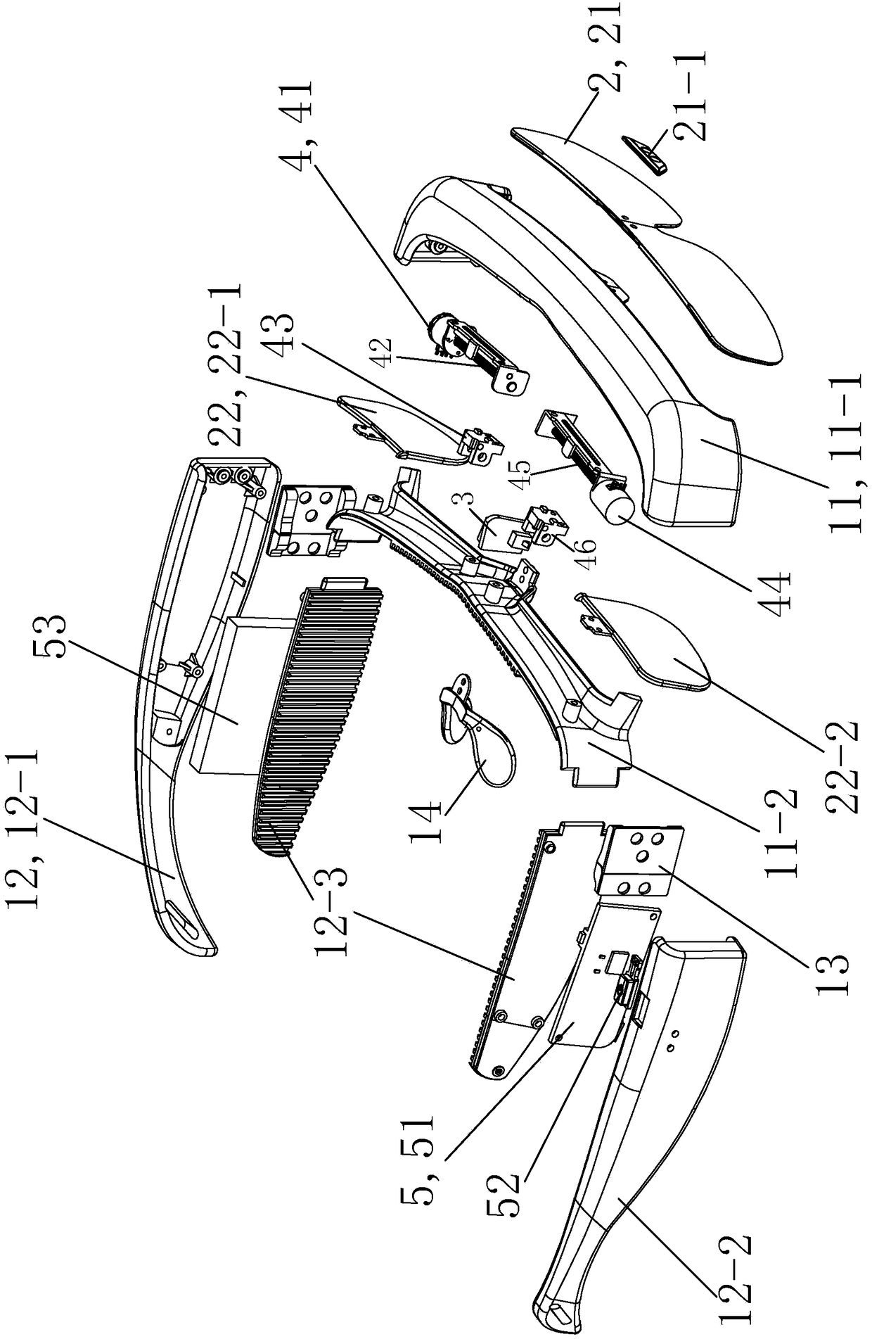 Intelligent zoom spectacles and working method thereof