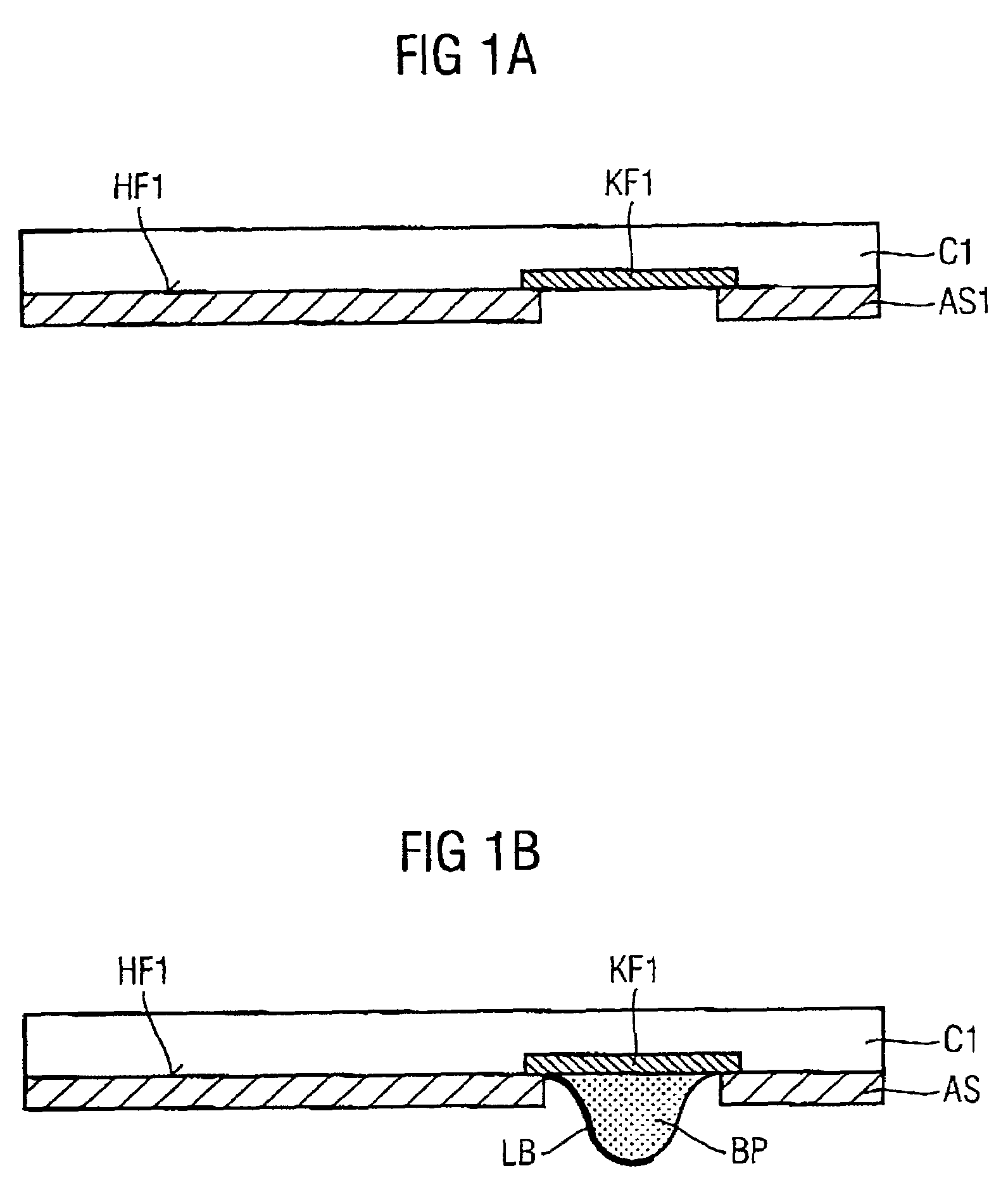 Method for connecting an integrated circuit to a substrate and corresponding circuit arrangement