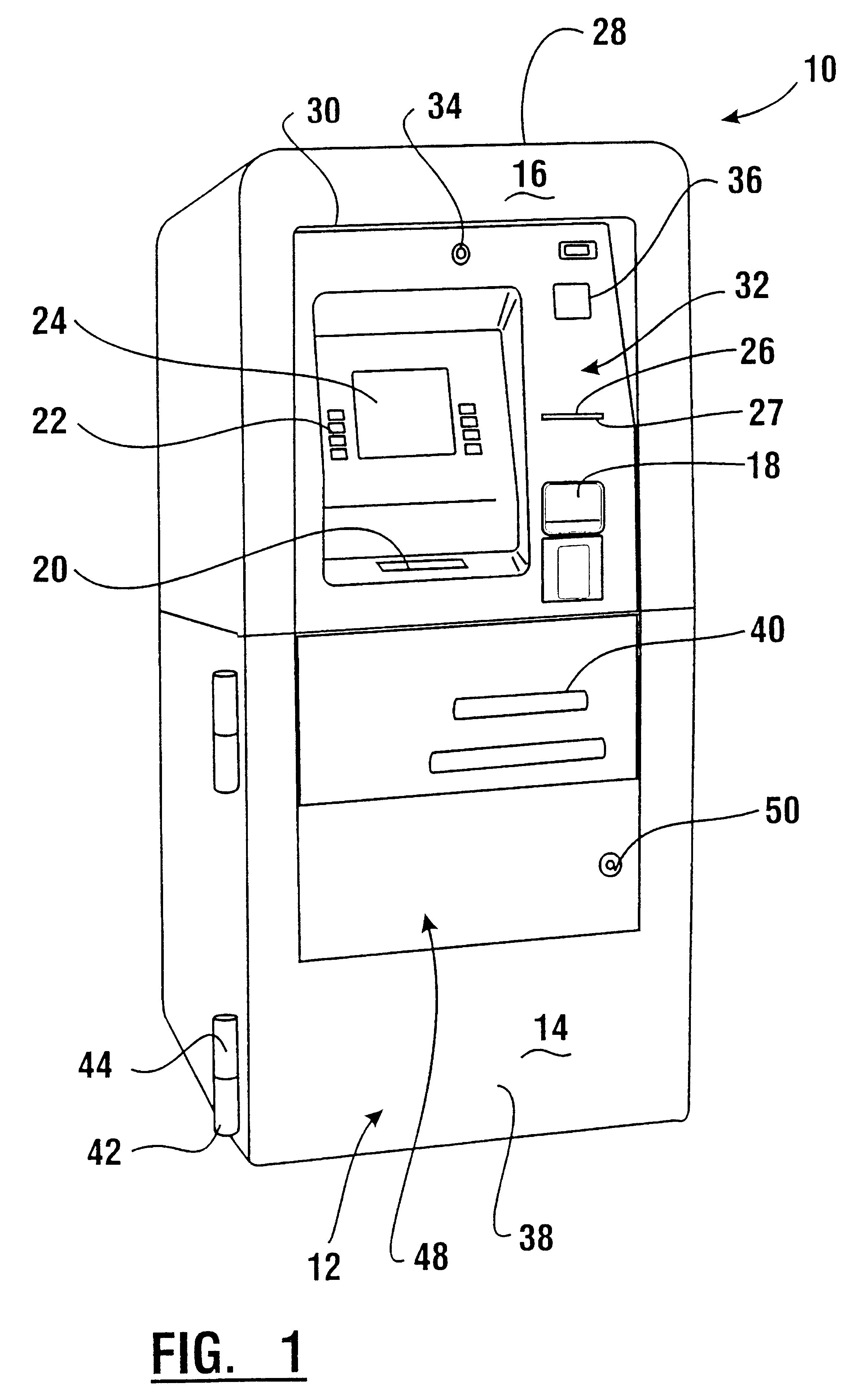 Automated banking machine enclosure