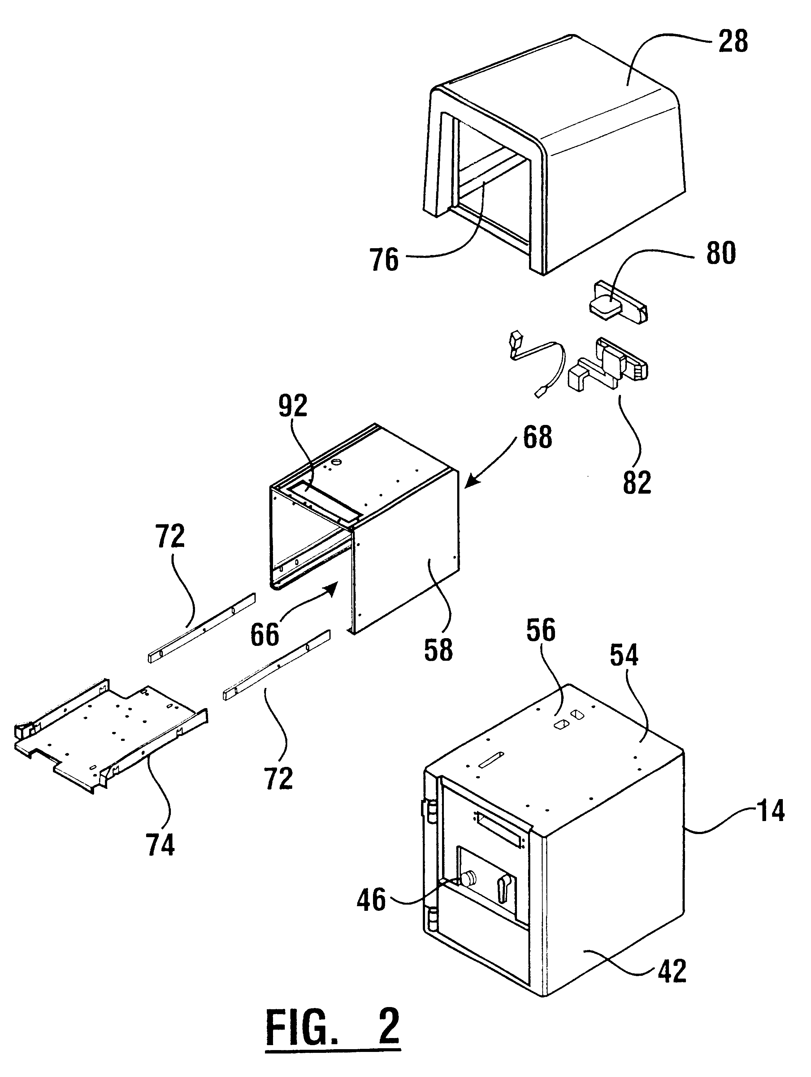 Automated banking machine enclosure