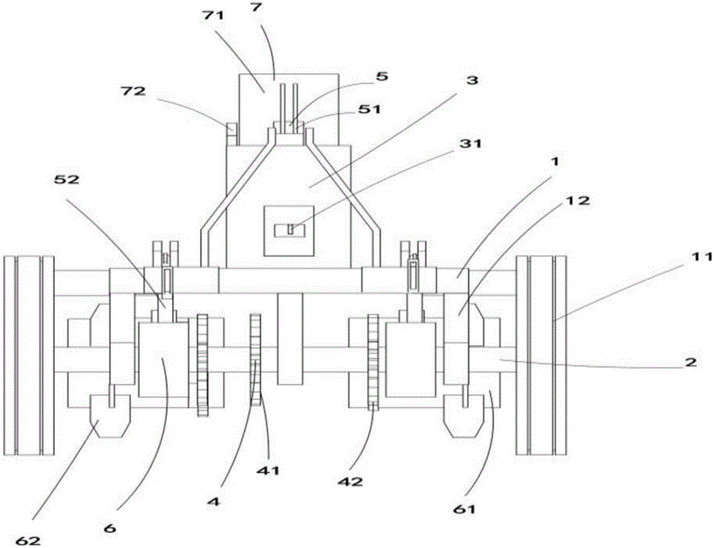 Special hole digging machine for selenium-contained watermelon