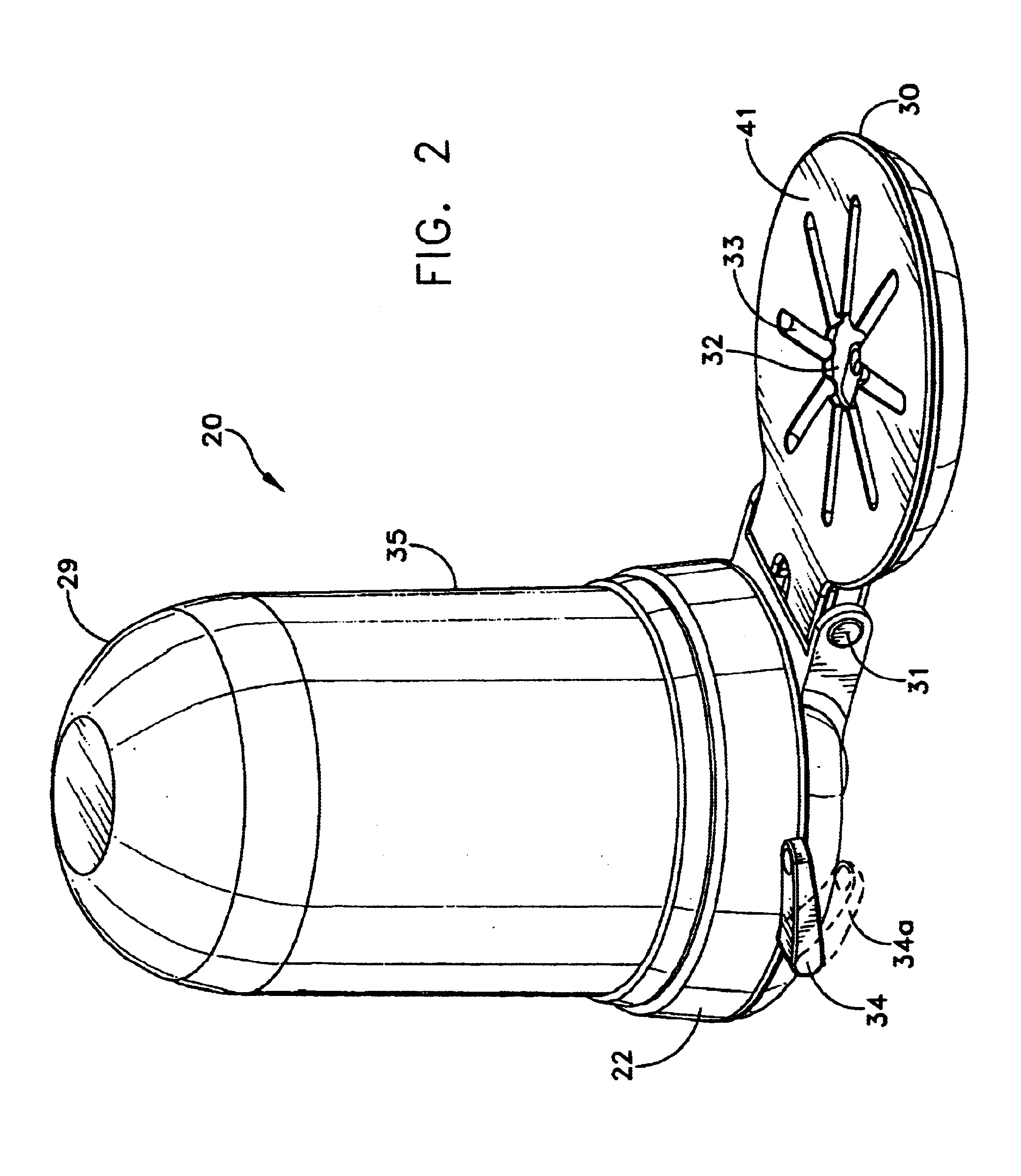 Appliance for storing articles in an evacuated container