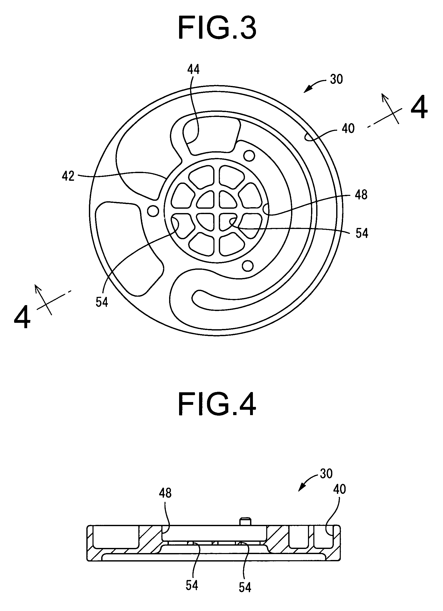 Fluid filled vibration damping device