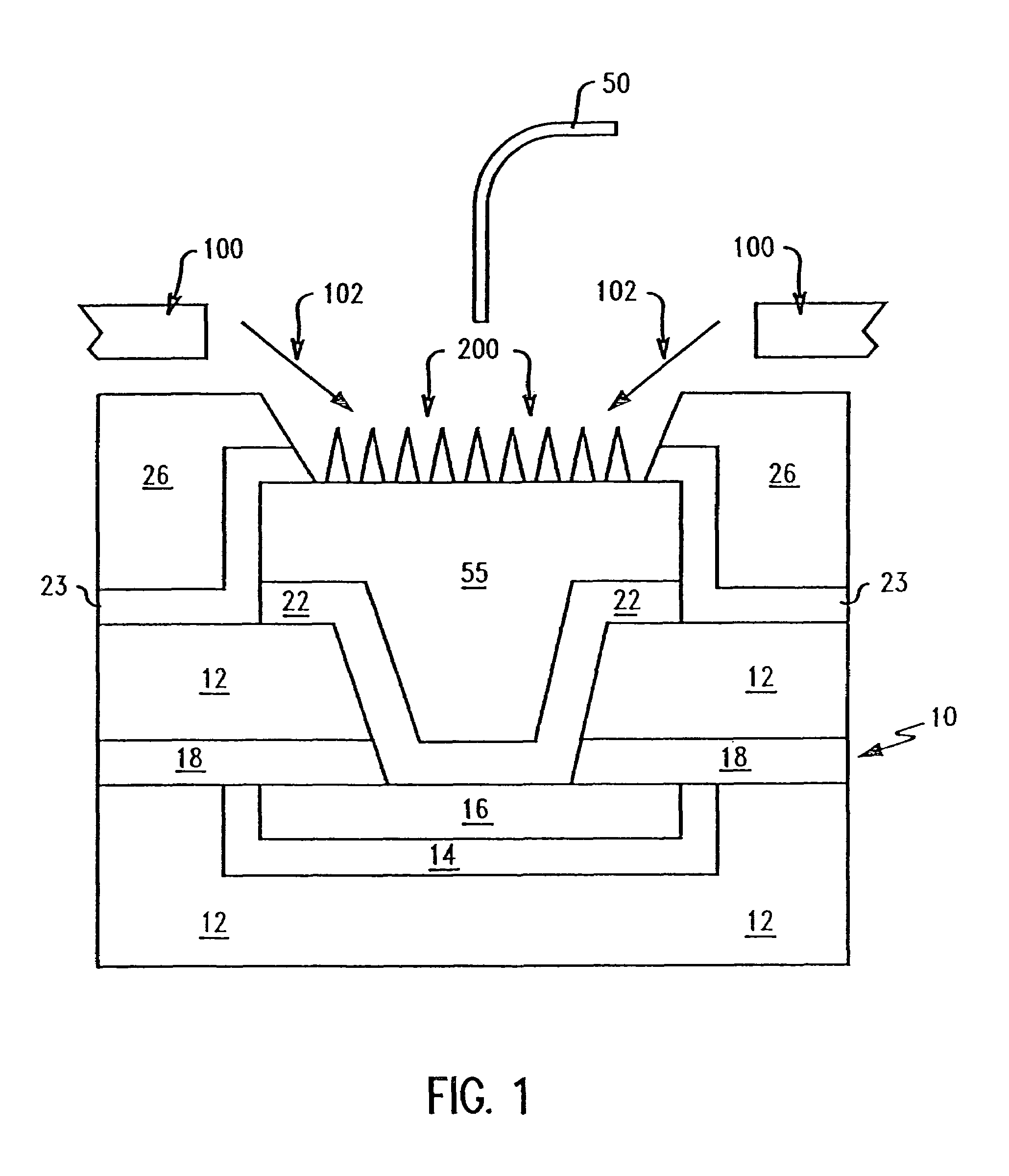 Roughened bonding pad and bonding wire surfaces for low pressure wire bonding