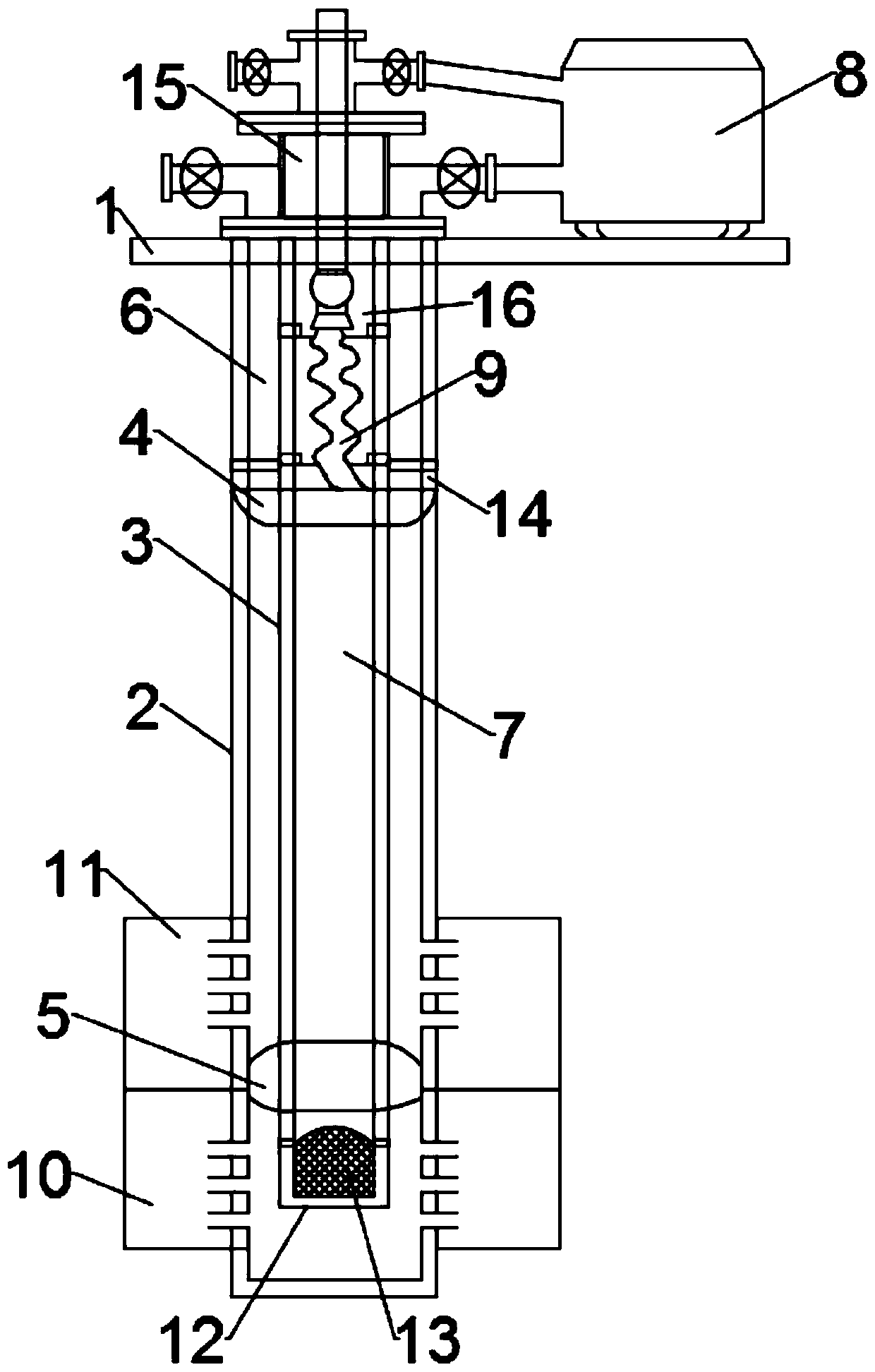 Geothermal resource same-well injection-extraction recycling method and device