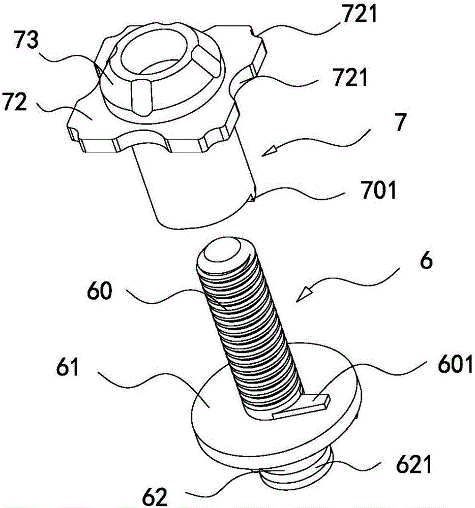 Driving assembly for parking braking calipers and manufacturing method for manufacturing driving assembly